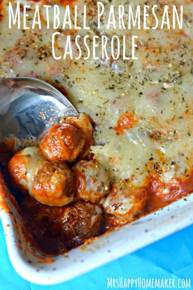 Meatball Parmesan Casserole