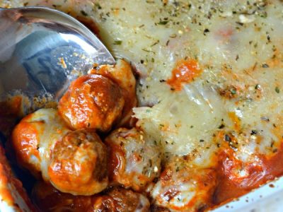 Meatball Parmesan Casserole