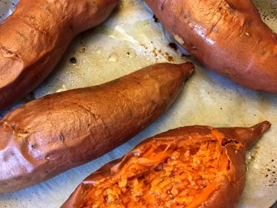 Perfect Baked Sweet Potatoes