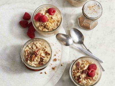Cinnamon Roll Overnight Oats
