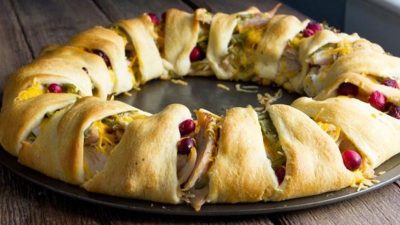 Thanksgiving Dinner Crescent Ring