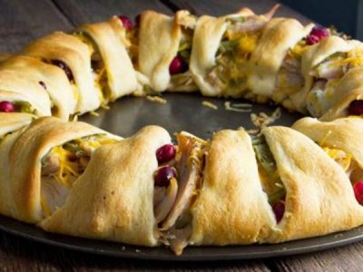 Thanksgiving Dinner Crescent Ring