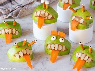 Quick and Easy Monster Apple Snacks