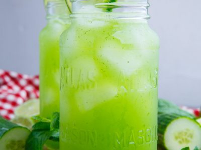 Cucumber, Mint and Lime Refreshers
