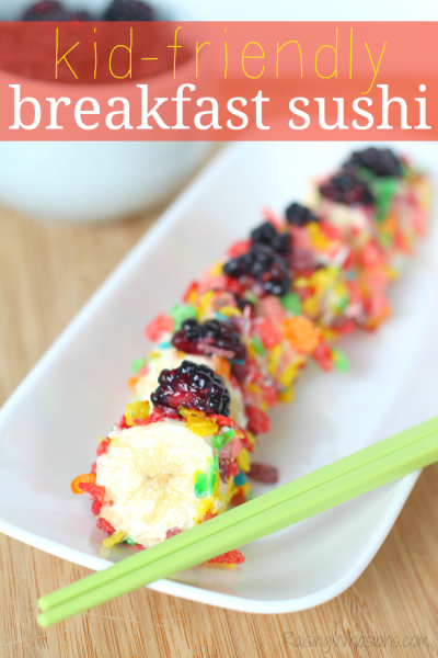 Kid Friendly Breakfast Sushi