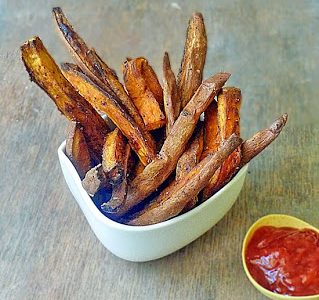 Healthy Baked Sweet Potato Fries