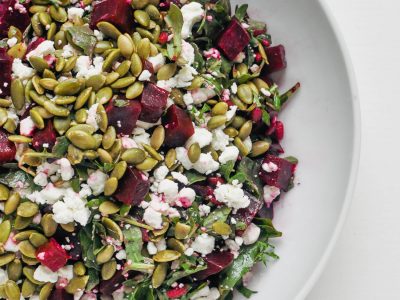 Roasted Beet Salad with Goat Cheese