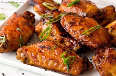 Slow Cooker General Tso Wings