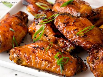 Slow Cooker General Tso Wings