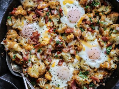 Turkish Cauliflower Breakfast Hash