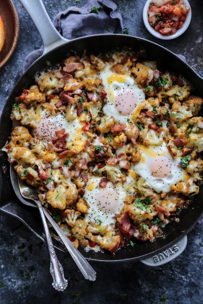 Turkish Cauliflower Breakfast Hash