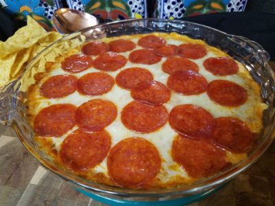 Kid Friendly Pepperoni Pizza Dip