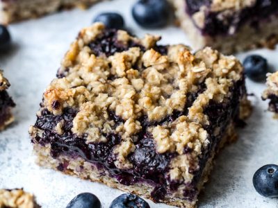 Blueberry Banana Oat Bars