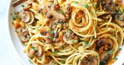 Brown Butter Mushroom Pasta