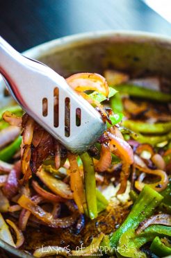 Copycat Chipotle Grilled Peppers and Onions