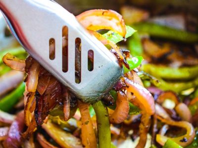 Copycat Chipotle Grilled Peppers and Onions