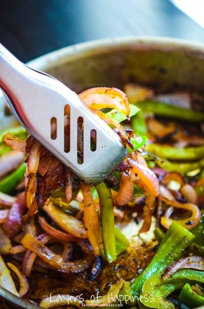 Copycat Chipotle Grilled Peppers and Onions