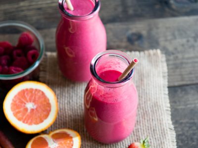 Pink Sunrise Breakfast Smoothie