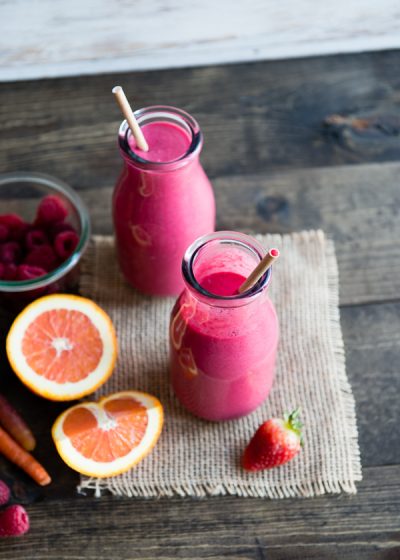 Pink Sunrise Breakfast Smoothie