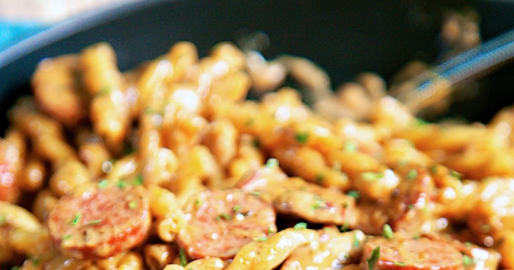 Smoked Sausage Cajun Alfredo