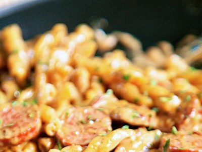Smoked Sausage Cajun Alfredo