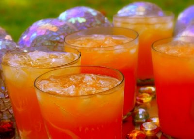 Sparkling Tropical Mimosa Punch