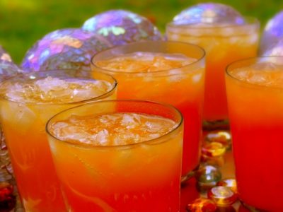 Sparkling Tropical Mimosa Punch