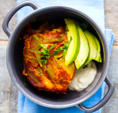 Easy Vegan Enchilada Casserole