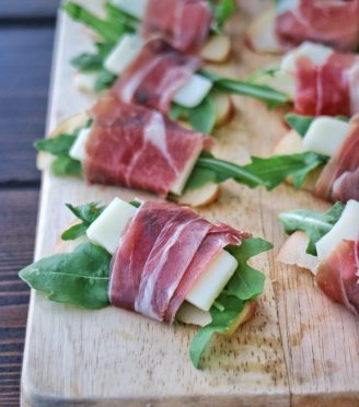 Prosciutto Wrapped Apple Bites