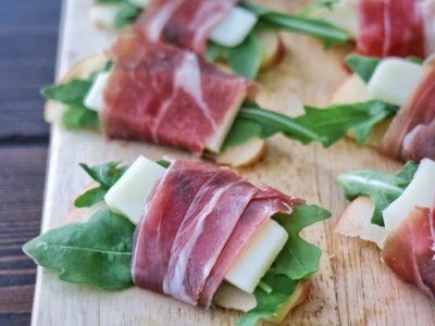 Prosciutto Wrapped Apple Bites