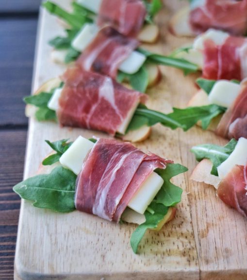 Prosciutto Wrapped Apple Bites