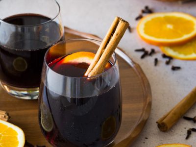 Christmas Market Style Glühwein (Mulled Wine)