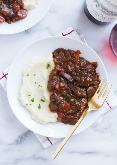 Vegan Mushroom Bourguignon