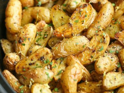 Slow Cooker Greek Potatoes