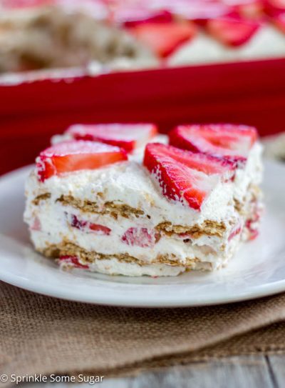 Strawberry Icebox Cake