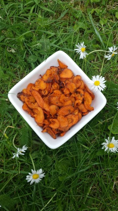 Healthy Carrot Crisps