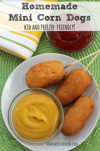 Homemade Corn Dogs Recipe | Kid Friendly and Freezer Friendly!