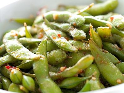 Spicy Edamame Might Be My Favorite Healthy Snack Ever