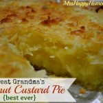 Coconut Custard Pie – Best EVER