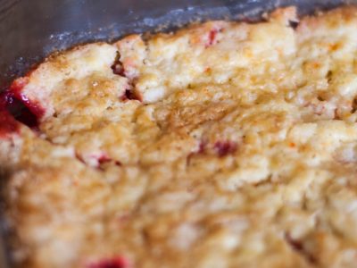 Rhubarb Dump Cake