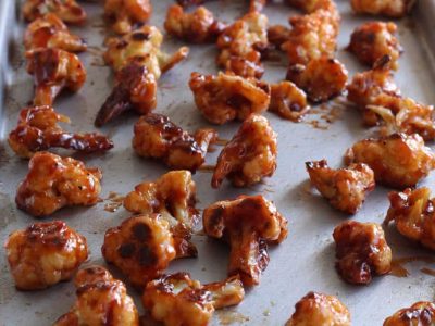 Gluten Free BBQ Cauliflower Wings