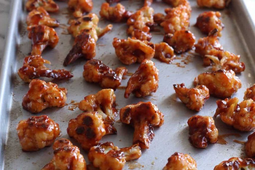 Gluten Free BBQ Cauliflower Wings