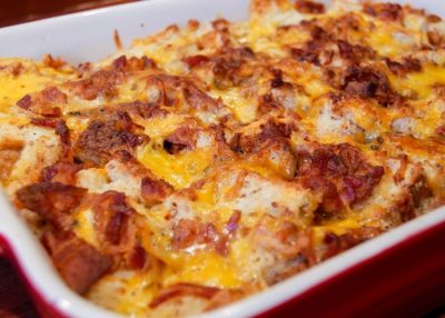 Bacon, Egg, And Cheese Breakfast Casserole