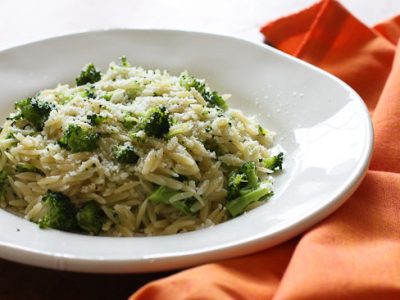 Broccoli and Orzo