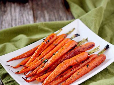 Butter Thyme Roasted Carrots