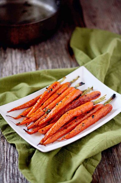 Butter Thyme Roasted Carrots