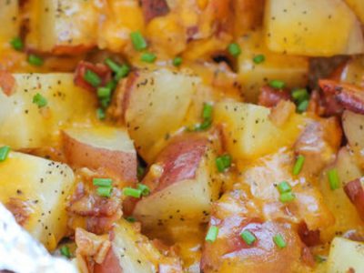 Slow Cooker Cheesy Bacon Ranch Potatoes