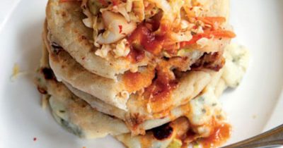 Masa Cakes With Spicy Slaw (Pupusas Con Curtido)