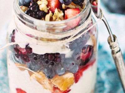 Morning Protein Berry Parfaits