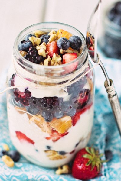 Morning Protein Berry Parfaits